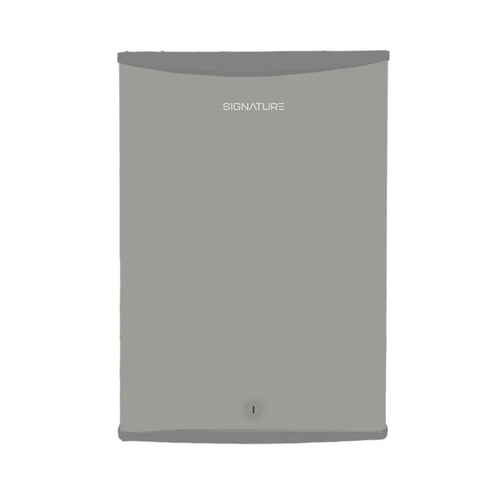 Signature Single Door BR50S Compact Bedroom Refrigerator Silver