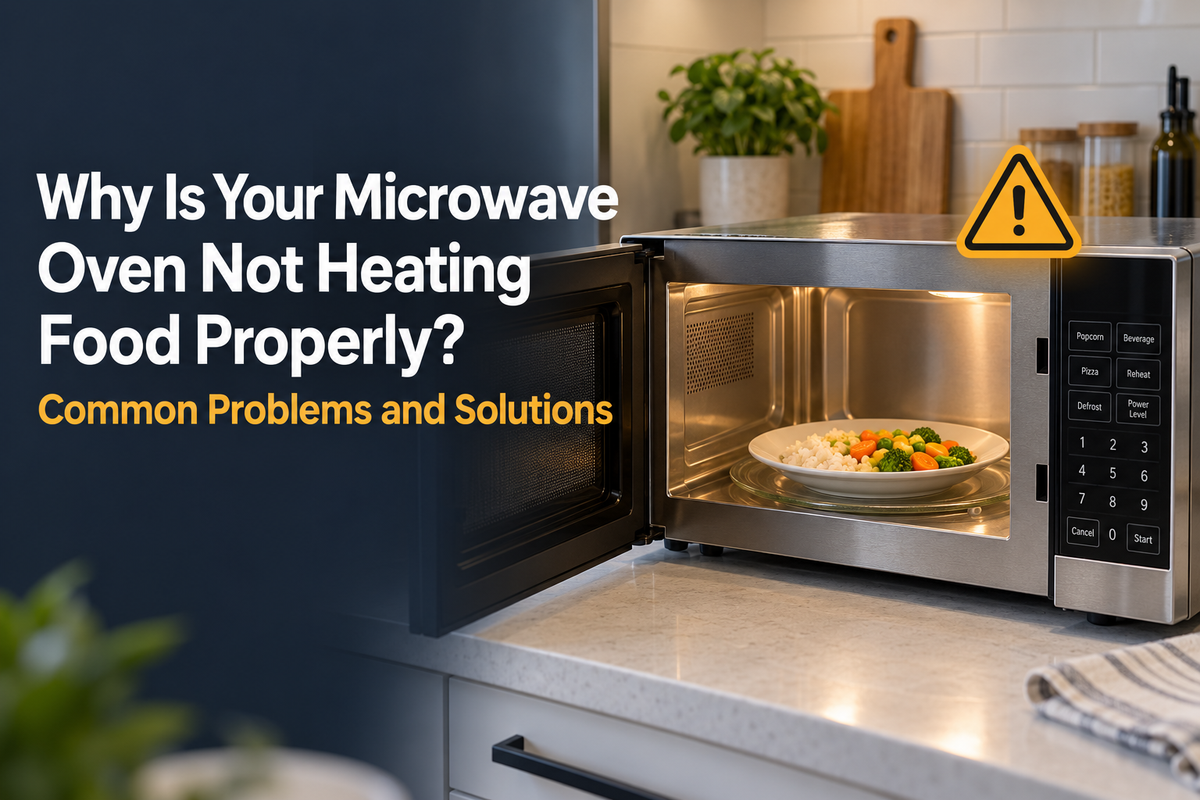 Why Is Your Microwave Oven Not Heating Food Properly? Common Problems and Solutions