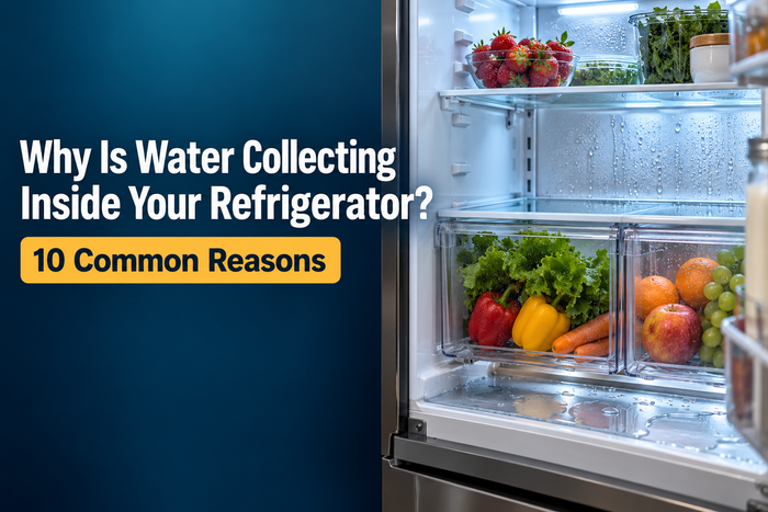 Why Is Water Collecting Inside Your Refrigerator? 10 Common Reasons
