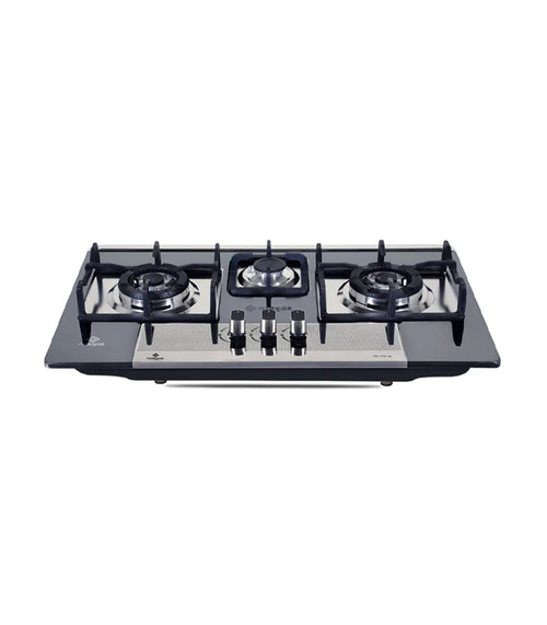 NasGas DG-222 BK 3-Burner Built-in Gas Hob
