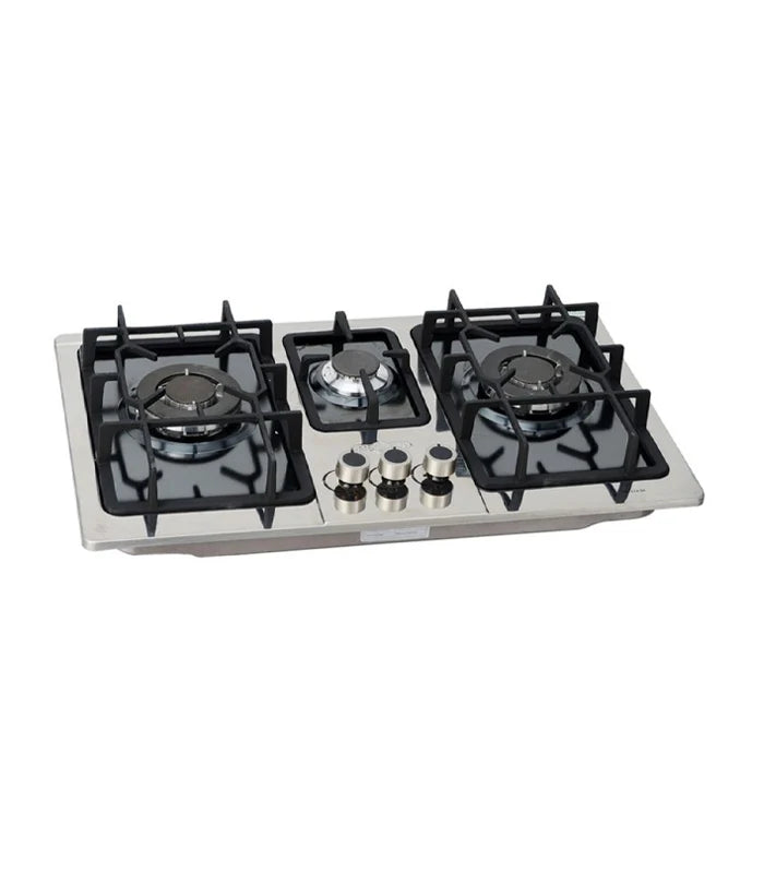 NasGas DG-444 BK 3-Burner Built-in Gas Hob