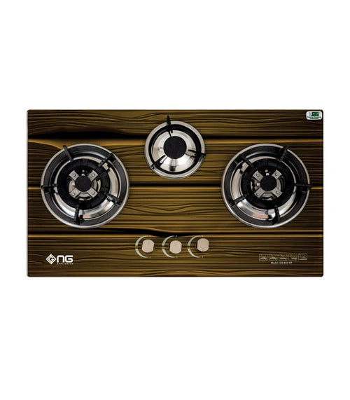 NasGas DG-934GT 3-Burner Built-in Gas Hob